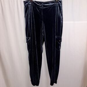 Venus Velvet Slate Blue Cargo Jogger Athleisure Women’s Size Large EUC